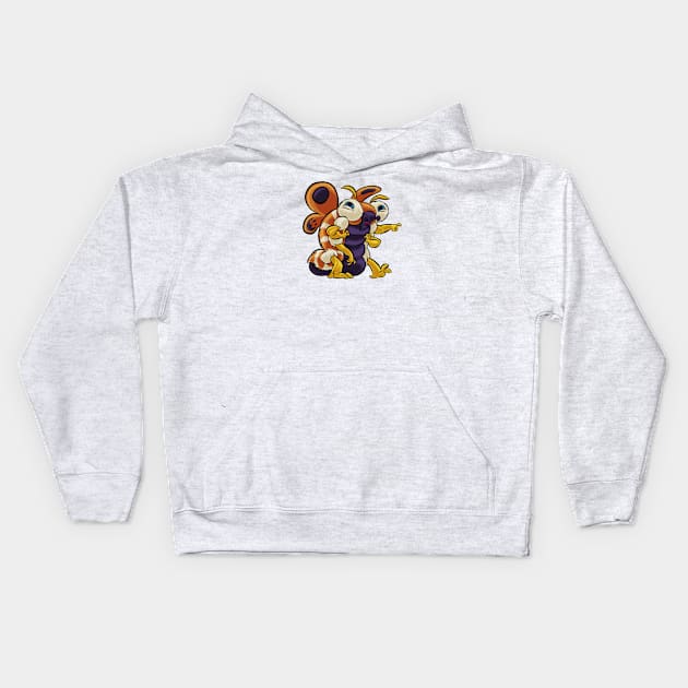 Mothra Kids Hoodie by majanation